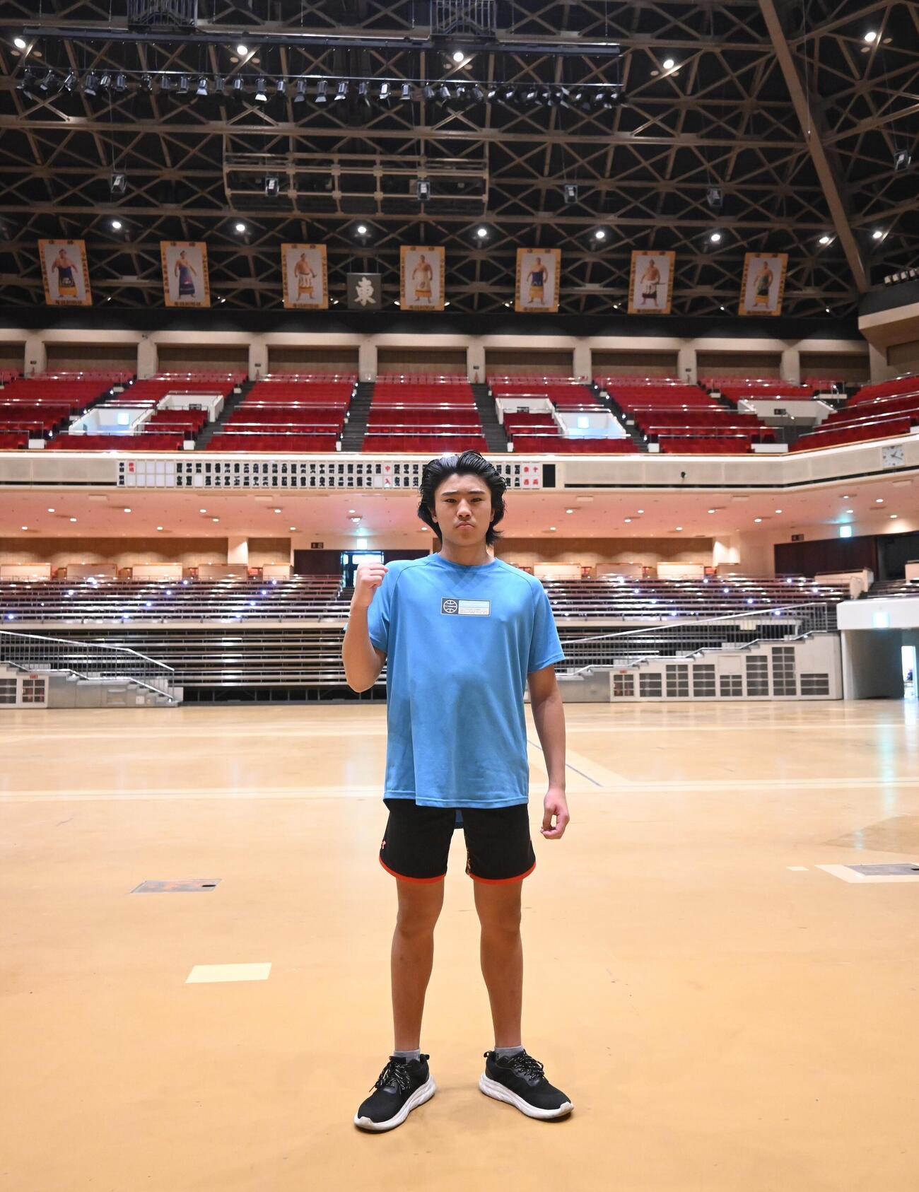 新弟子運動能力検査を受検した新道帝憲