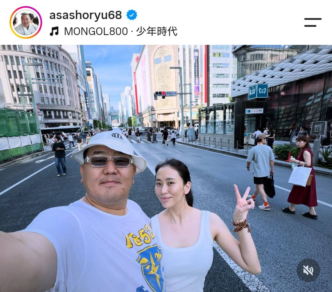元横綱朝青龍ダグワドルジ氏のインスタグラムから