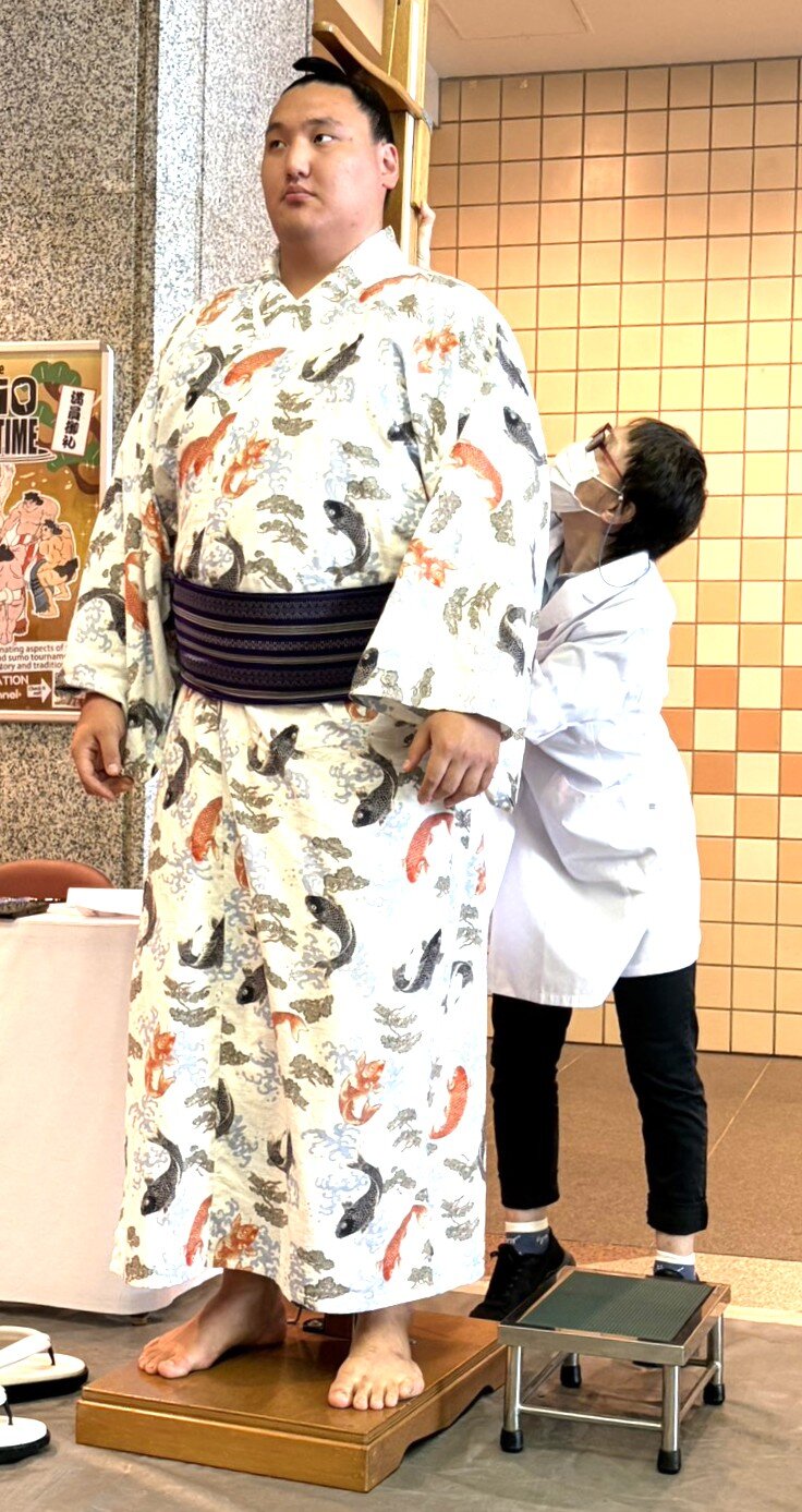 身長測定する寿之富士