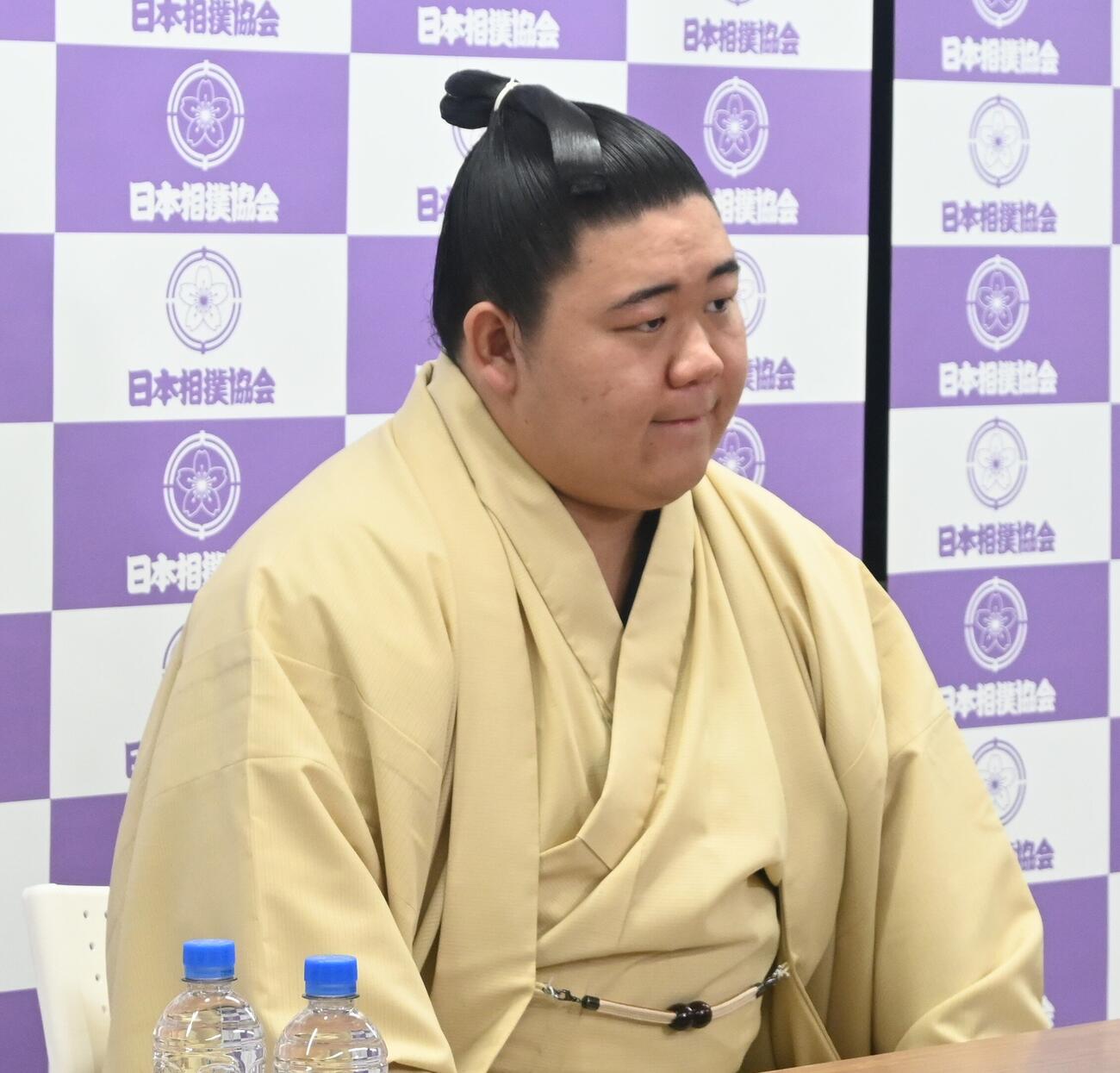 新関脇の藤ノ川