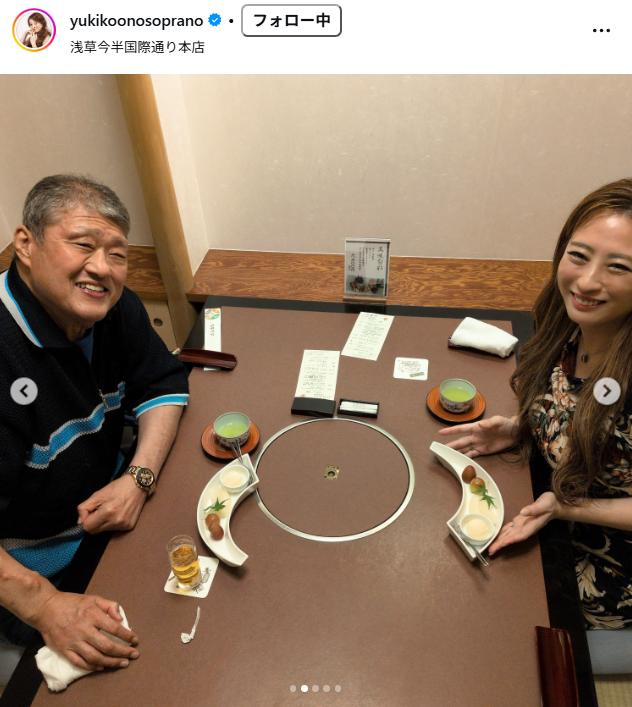 小野友葵子のインスタグラムから