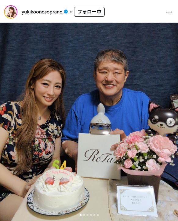 小野友葵子のインスタグラムから