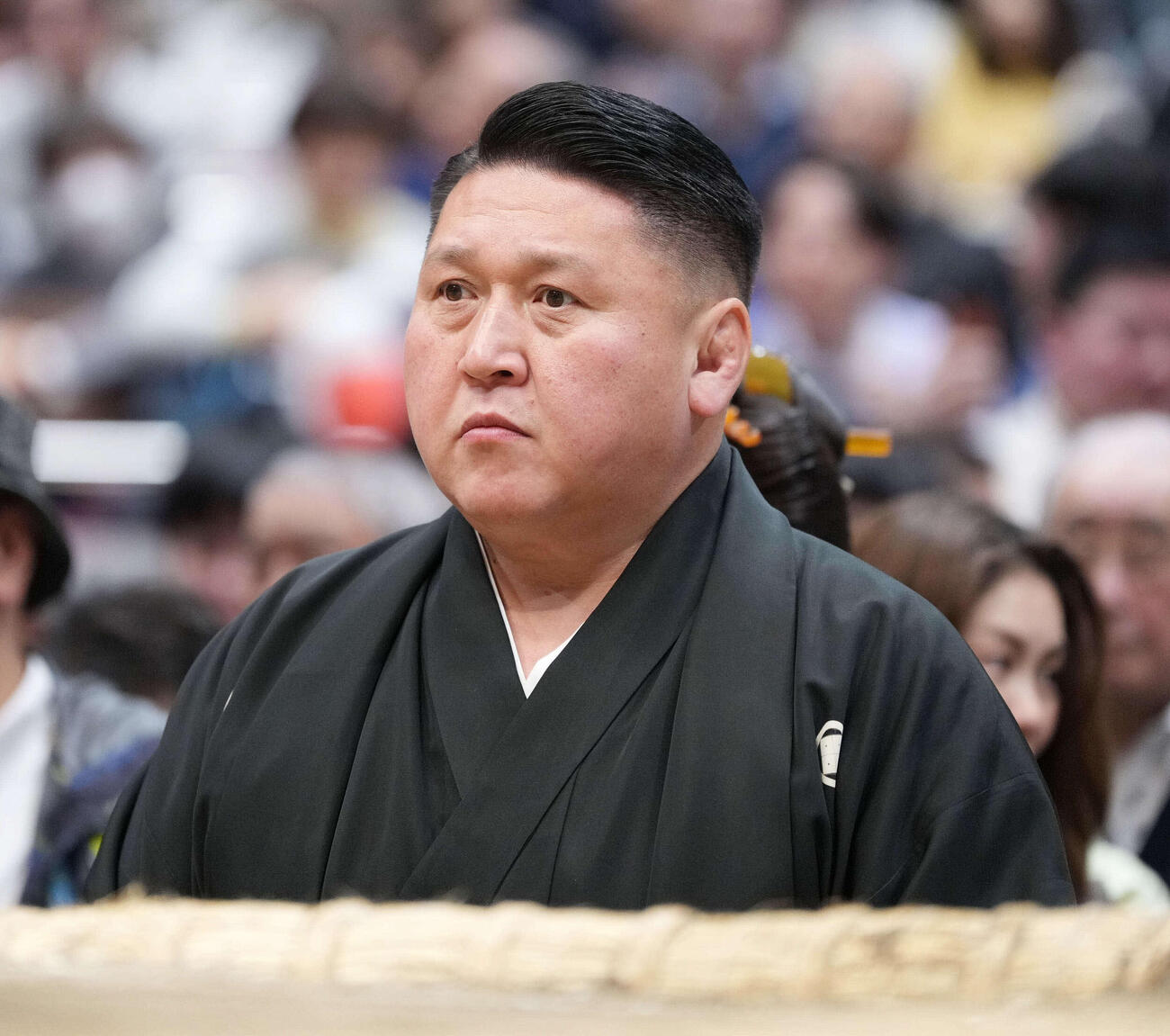 大島親方（元関脇旭天鵬）（2026年1月撮影）