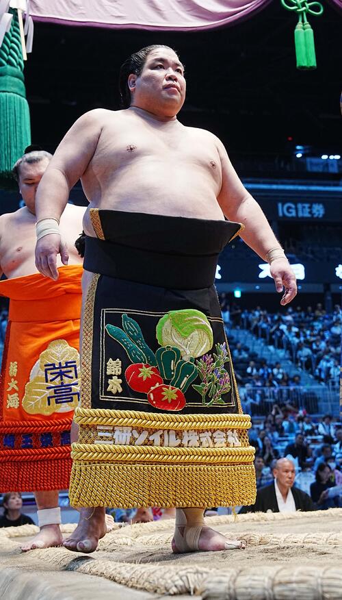36歳の錦木が玉正鳳を寄り切り今場所初白星「1の2ですから