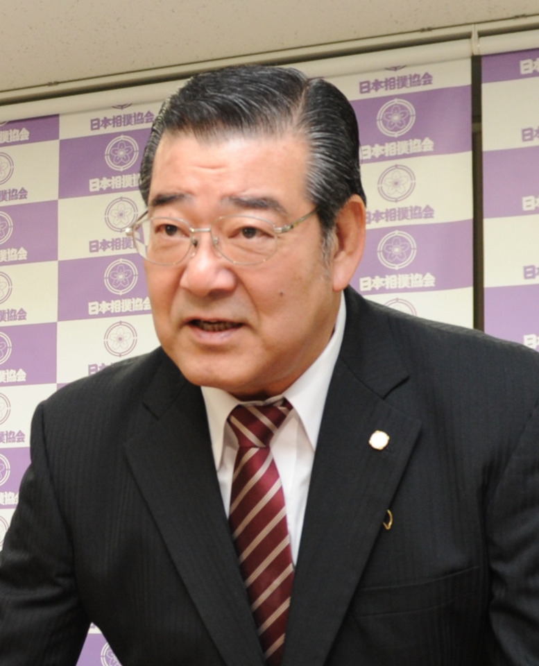 先代伊勢ノ海親方の森田武雄さん＝2011年