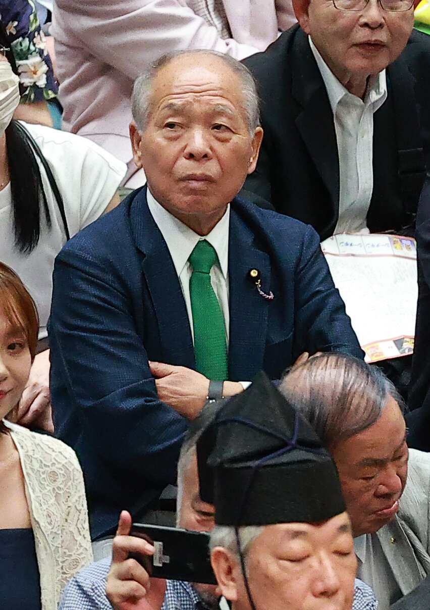 鈴木宗男参議院議員（撮影・中島郁夫）