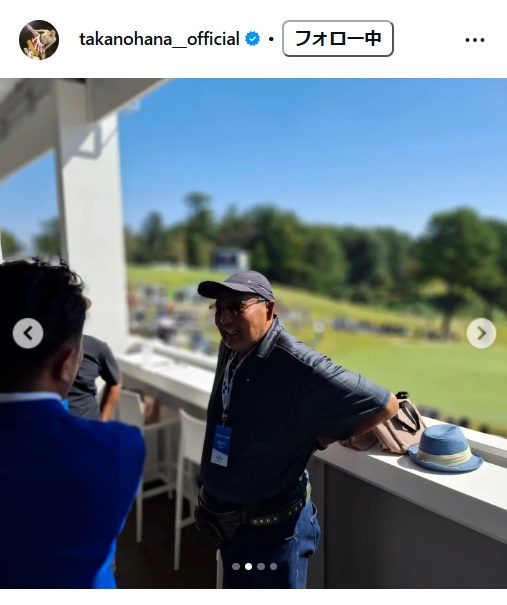 貴乃花光司氏のインスタグラムから