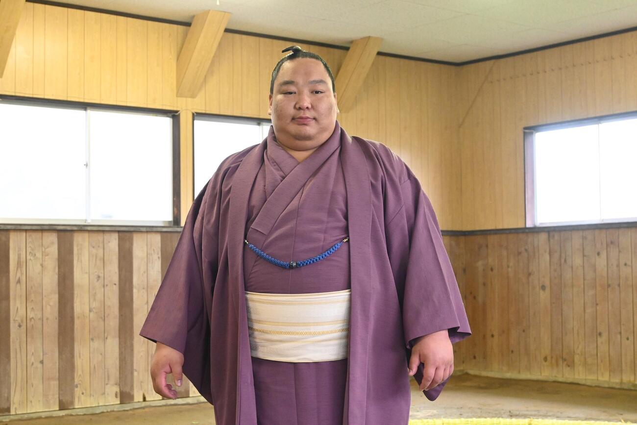 新入幕を果たした出羽ノ龍