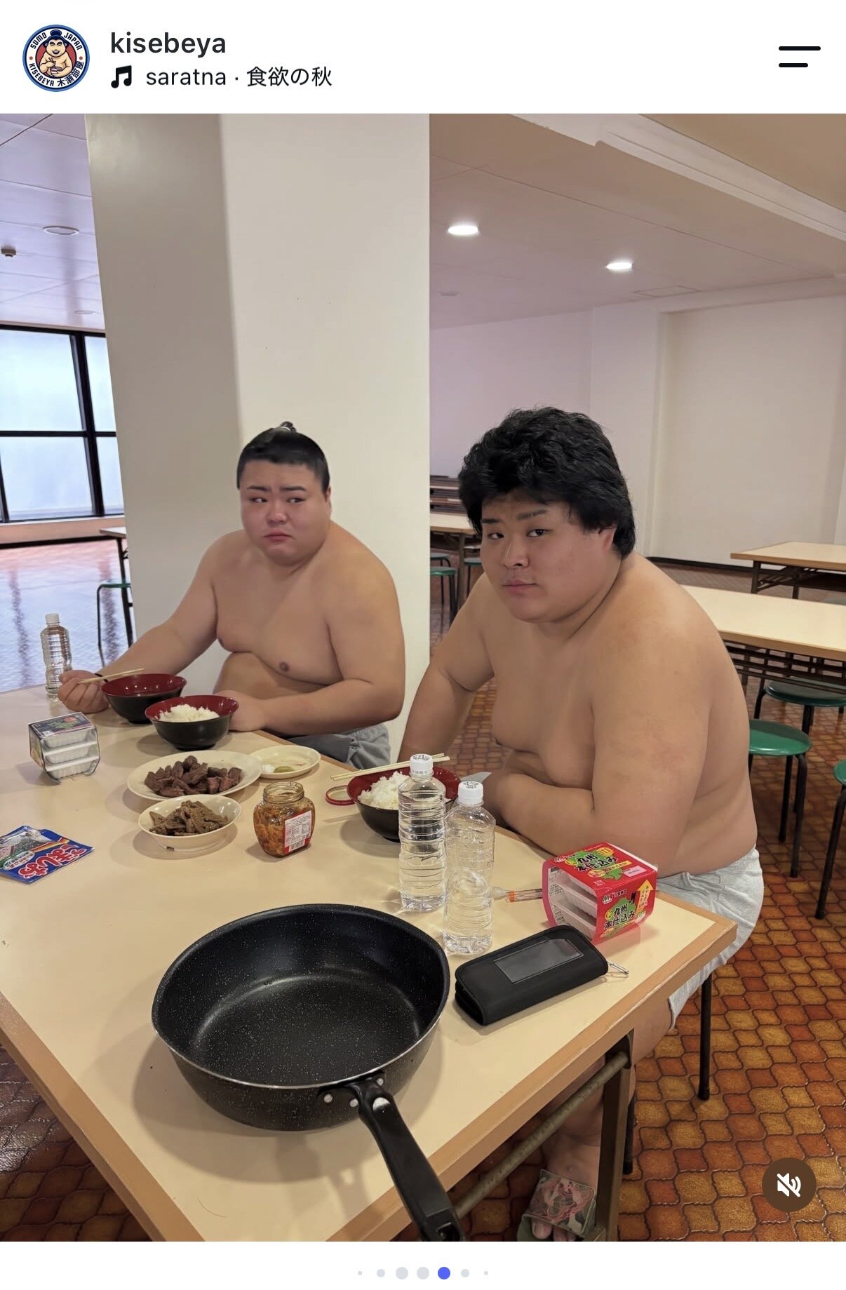 木瀬部屋の公式インスタグラムから