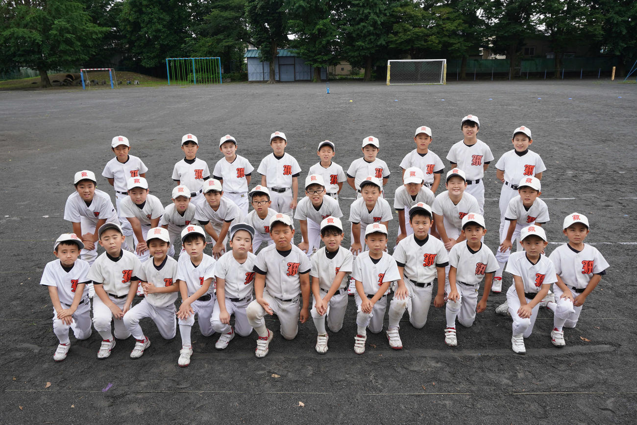 学童2部 ホワイトマナーズの選手たち