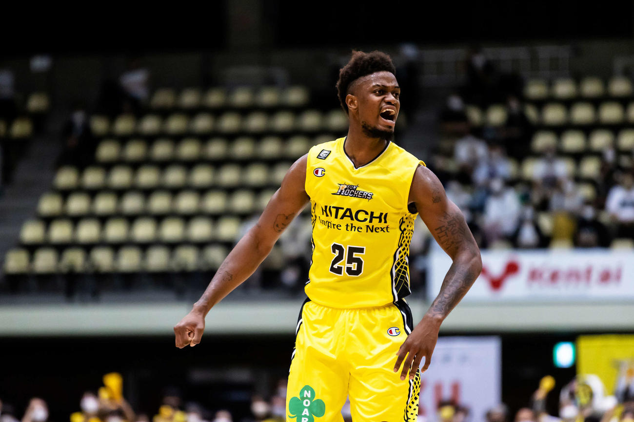 外国籍選手追加契約を結んでB1SR渋谷で活躍したムッサ・ダマ（ⓒB.LEAGUE）