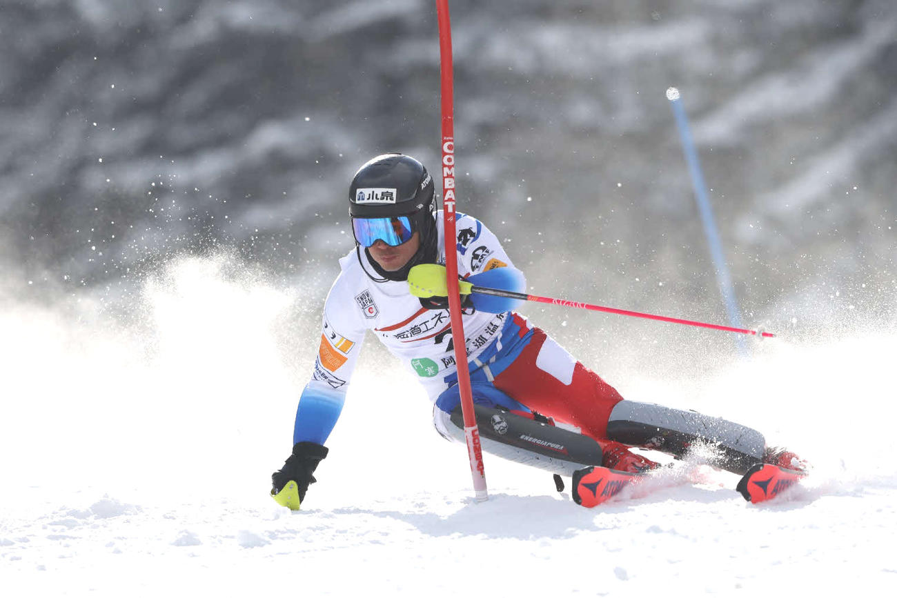 全日本選手権で優勝した湯浅直樹（撮影・田中慎一郎）