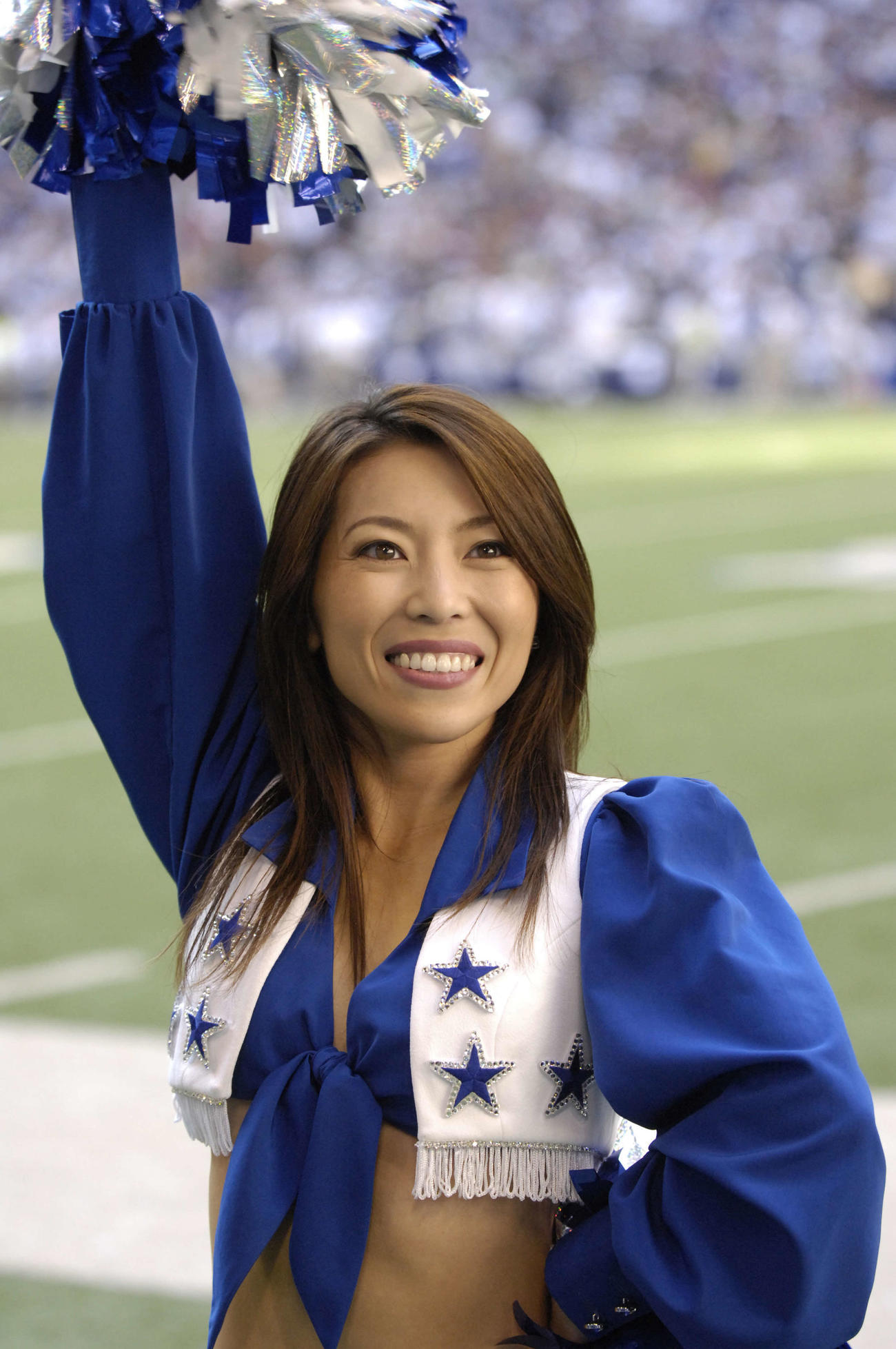 NFLチア時代の檀上欣子さん