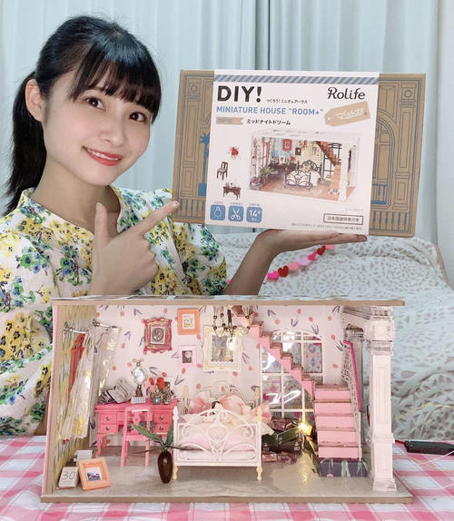 三田のえドールハウス作りにチャレンジ - エンタメ写真ニュース : 日刊