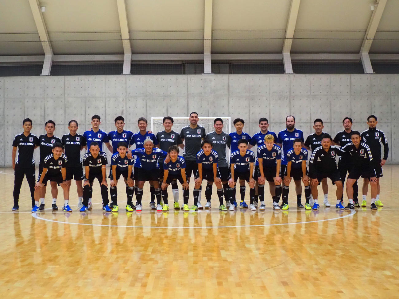 フットサル日本代表集合写真