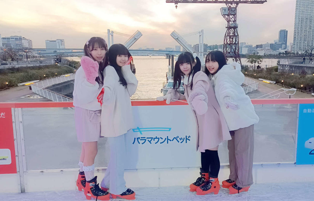 「パラマウントベッド　Sea Sideアイススケートリンク」を楽しんだパラレルパレード