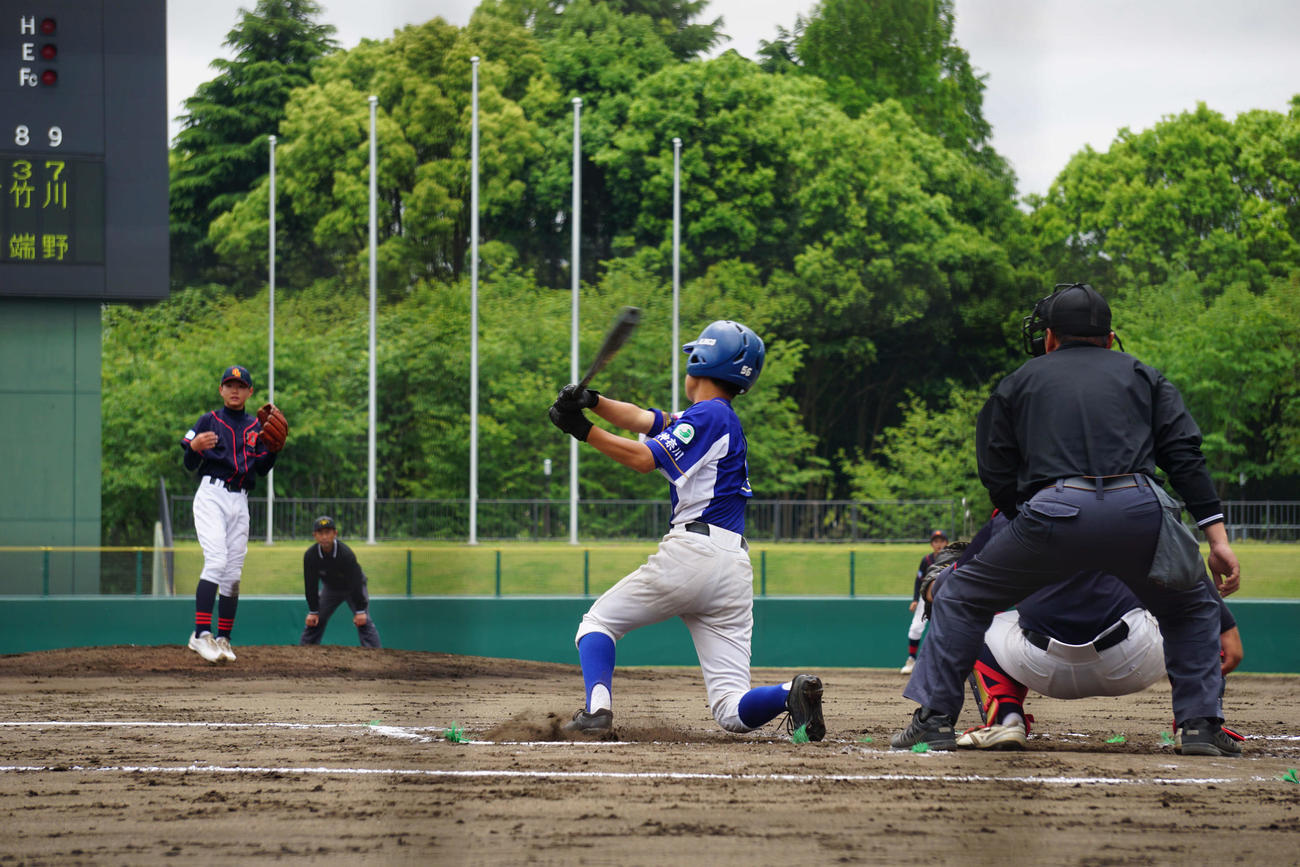 横浜旭ヤングベースボールクラブ灘純矢の打撃