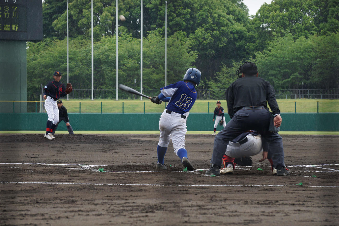 横浜旭ベースボールクラブ山岸の打撃