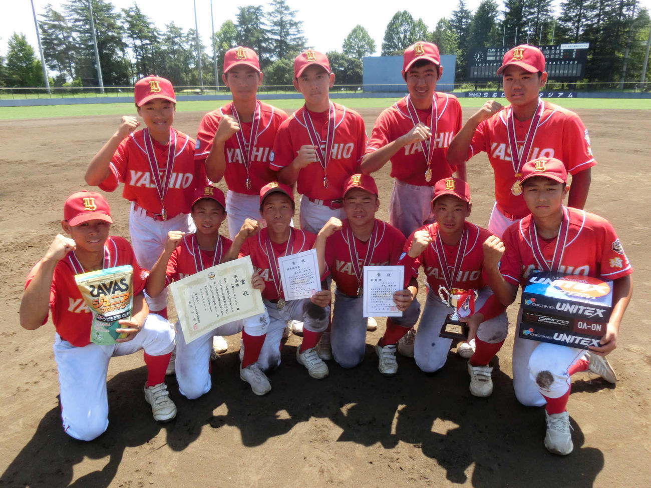 東日本選抜2位の八潮は11人で勝ち上がった