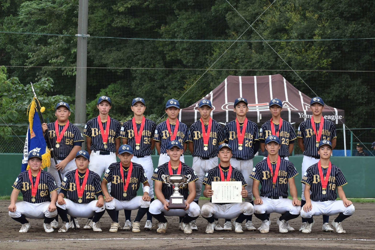 優勝した山梨BANDITS YOUNG