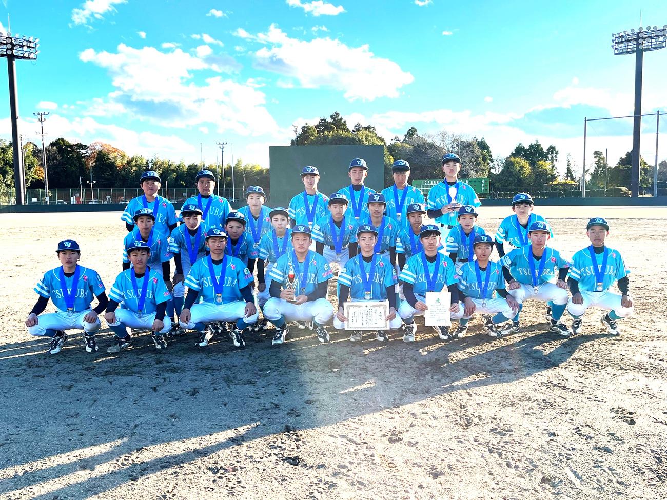 準優勝のつくばBC