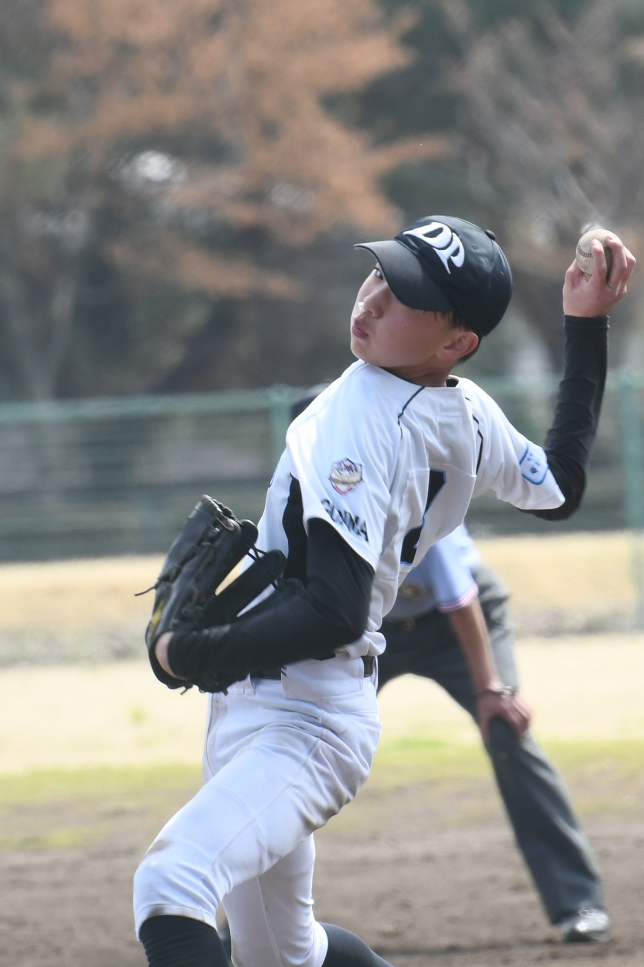 奮闘した群馬DP笠原
