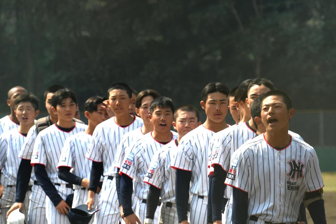 球場によって時差はあるが、東練馬は開幕戦勝利