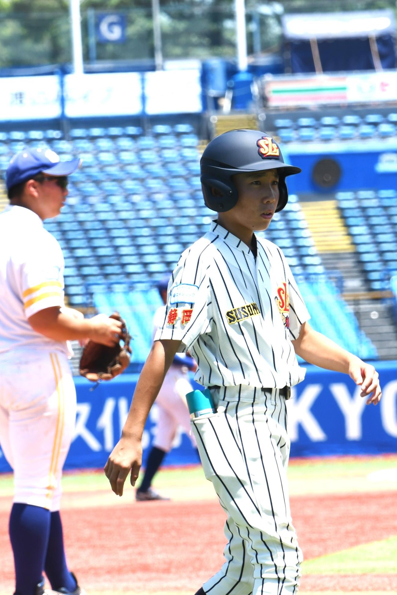 静岡裾野の相坂三塁ランナーコーチ