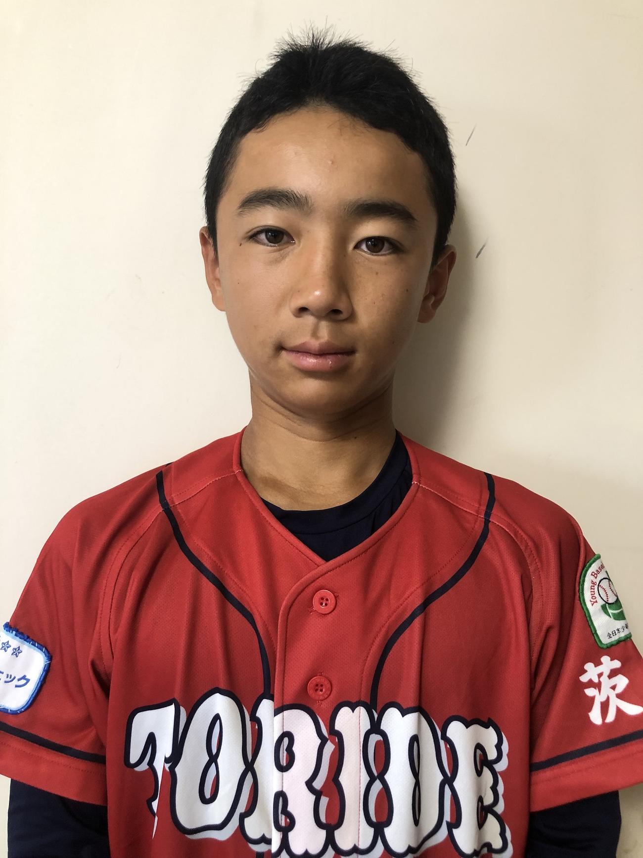 取手　横田正貴主将