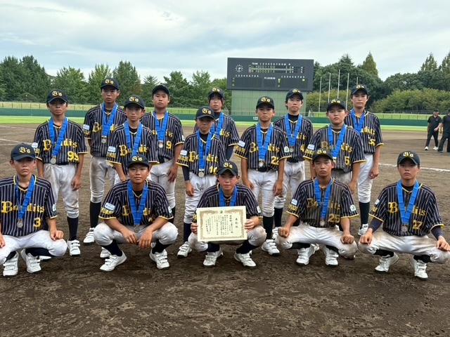 準優勝した山梨BANDITSの1年生