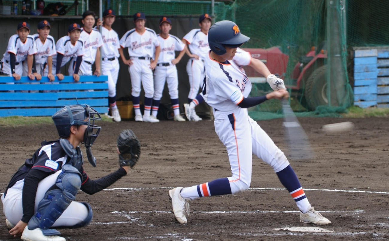 川崎西の久本は２本の適時打