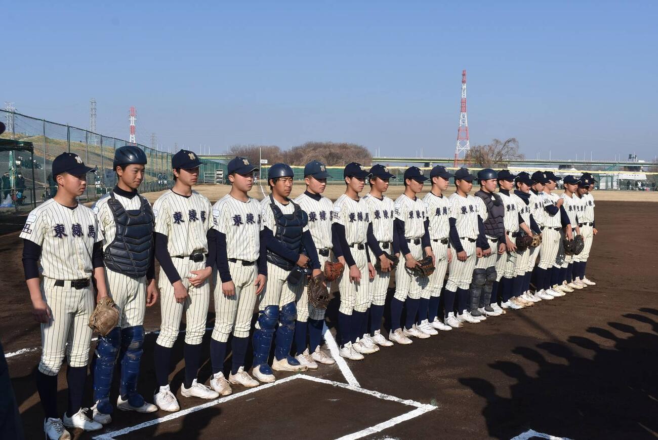 整列した東練馬