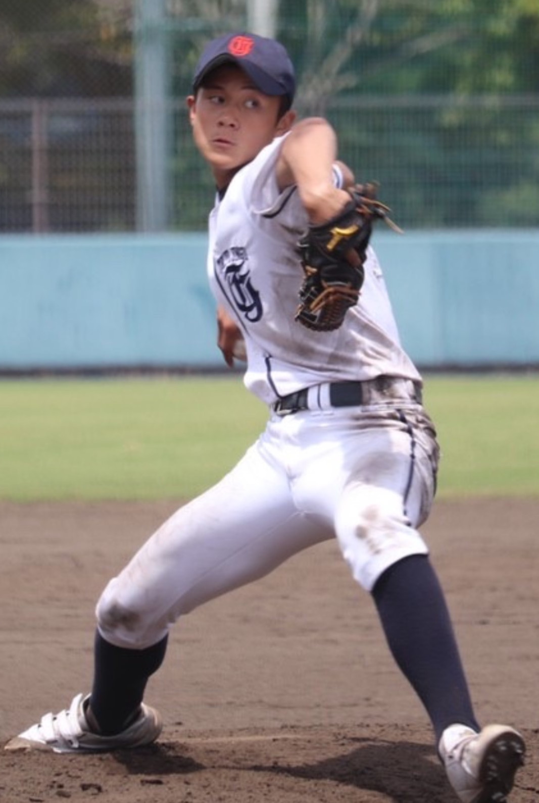 東京神宮時代の新井は投手としても活躍した