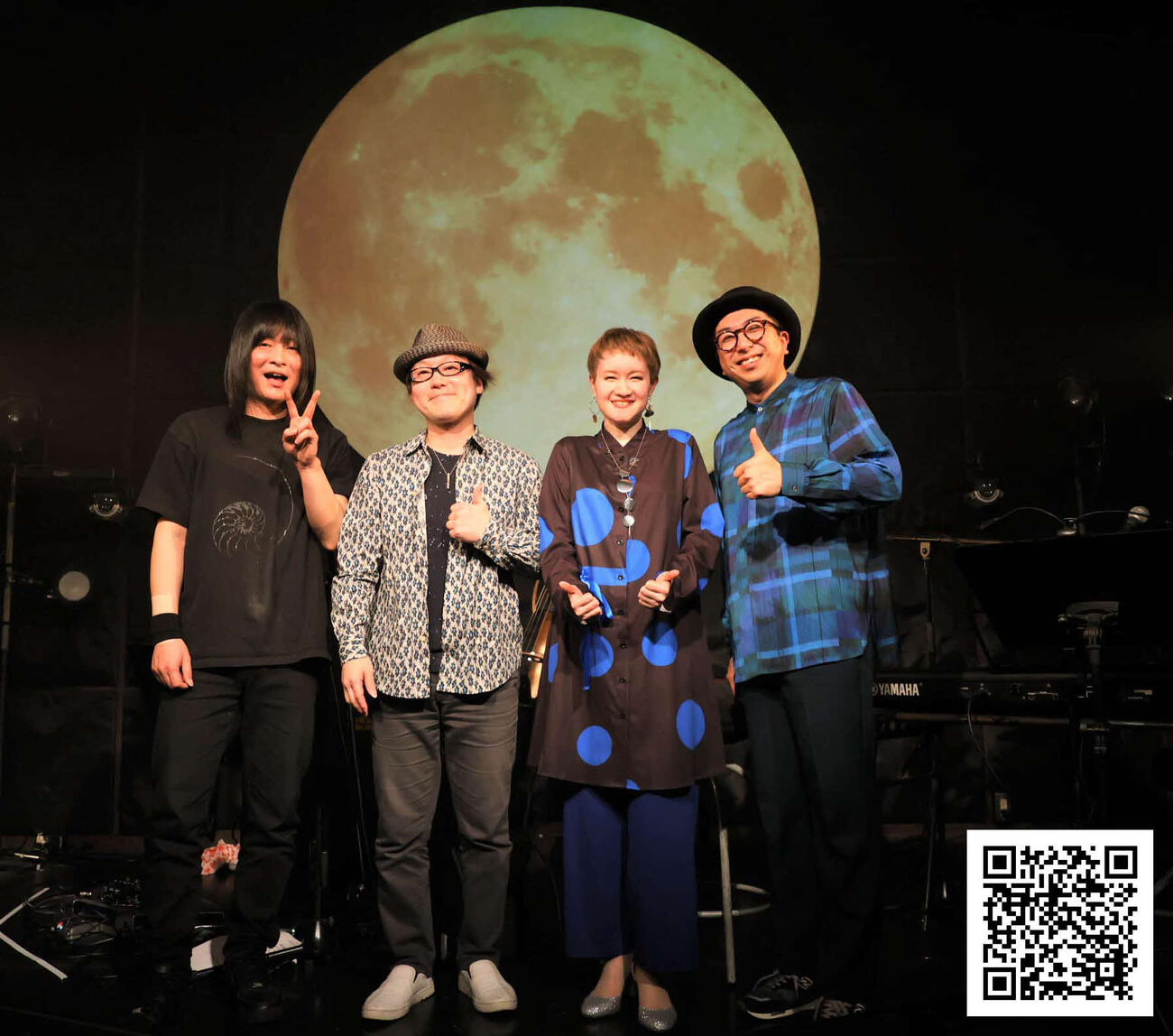 右から田島岳、Mio、岩本浩佳、TABOKUN