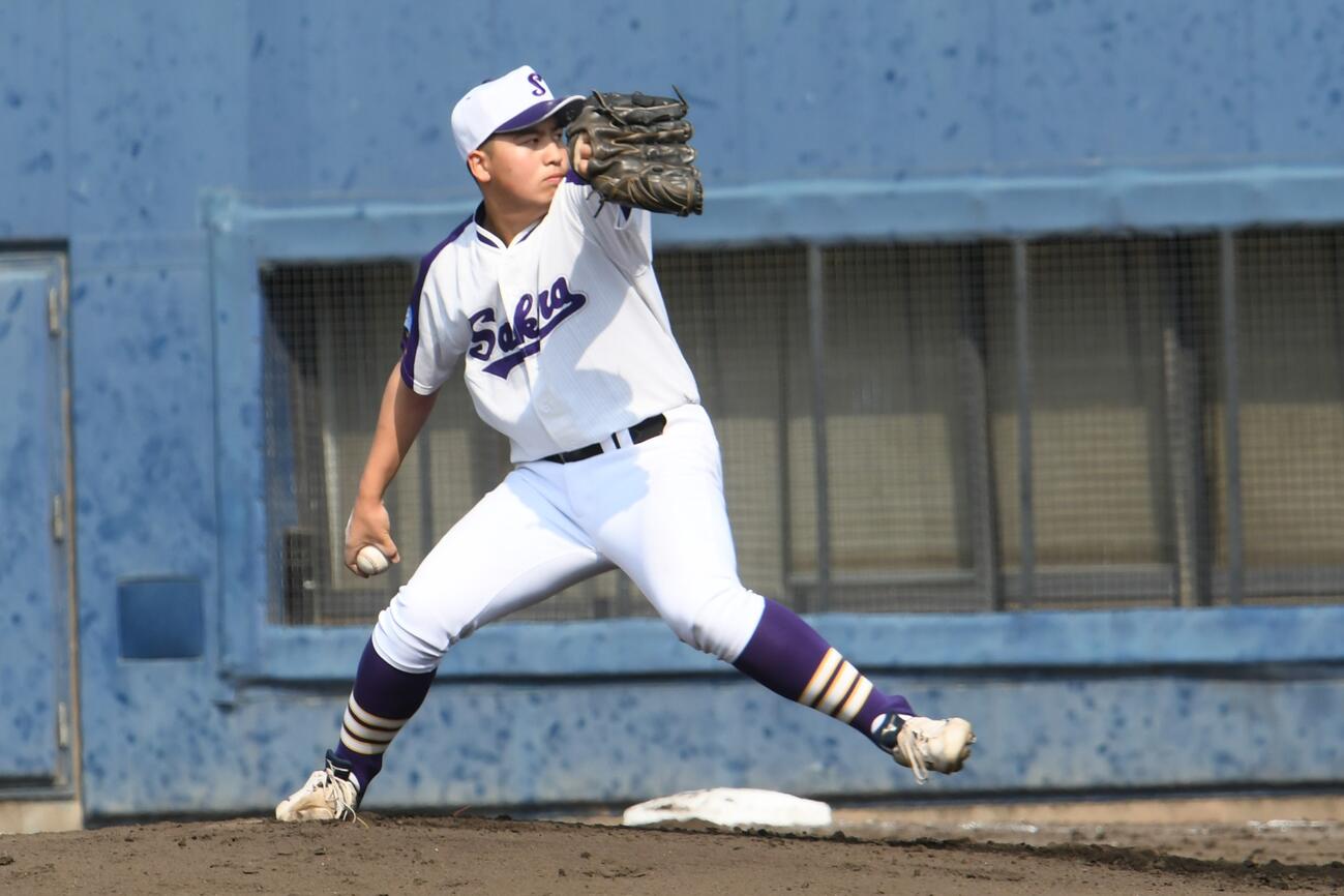 準決勝で好救援した佐倉・富永主将