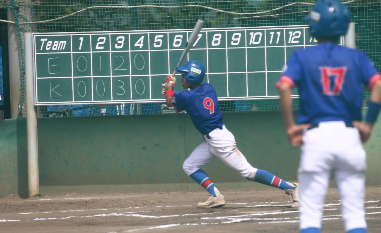 海老名・福角は決勝ランニング本塁打を放った