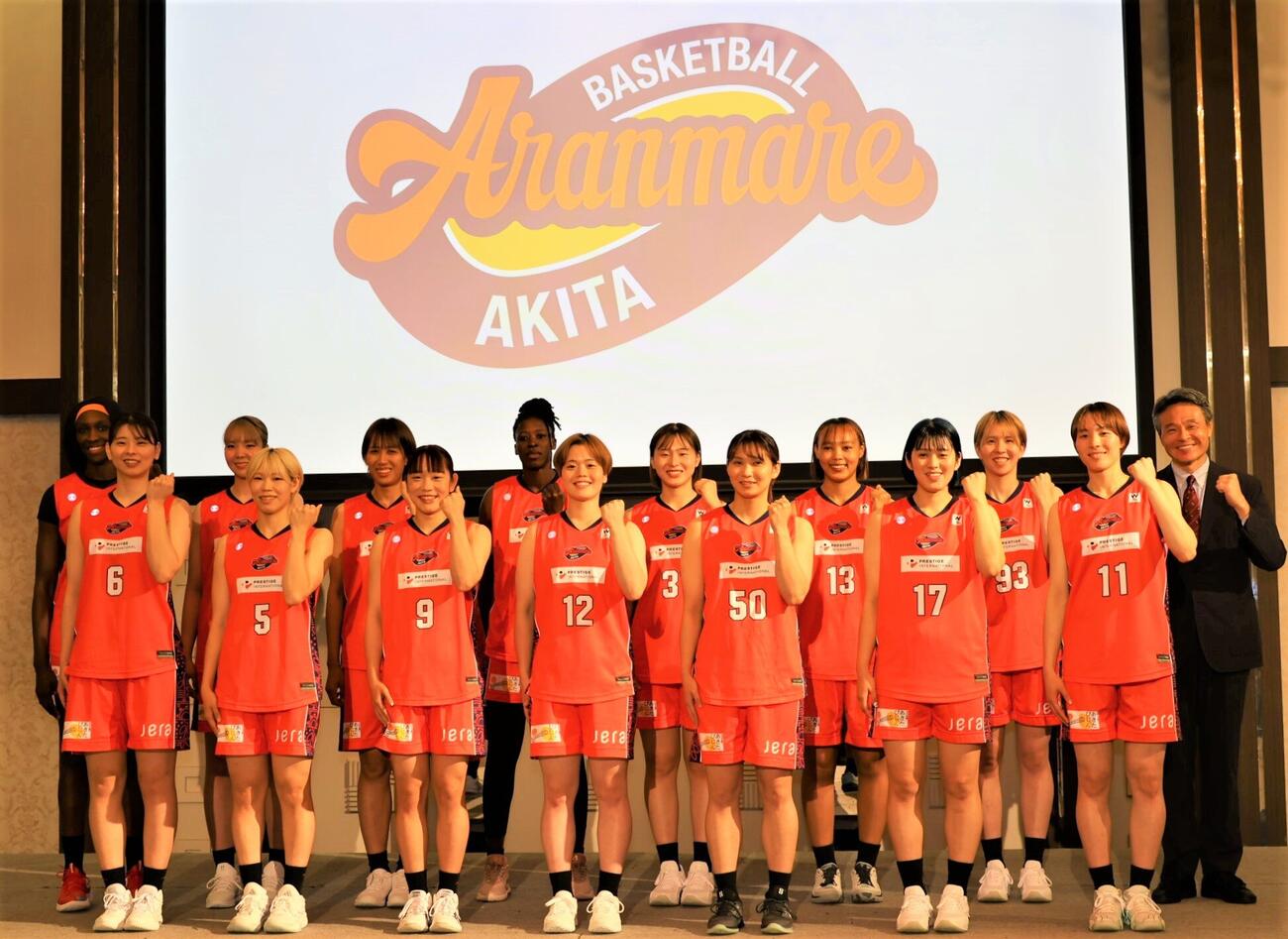 新シーズンに臨むアランマーレ秋田