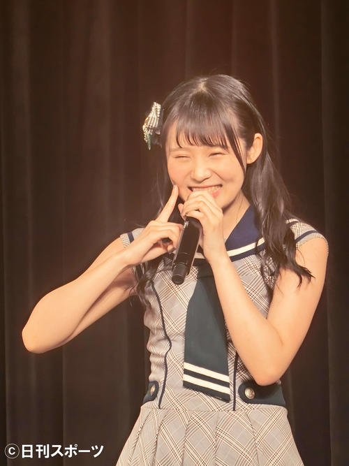 卒業公演を行ったNMB48の岩田桃夏