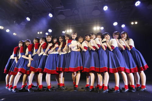船上劇場で初日公演を迎えたSTU48（C）STU