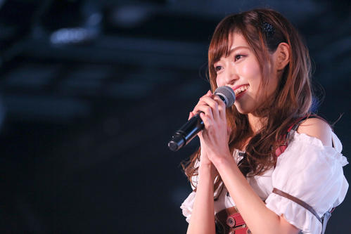101日ぶりの劇場公演出演で笑顔を見せるNGT48山口真帆（C）AKS