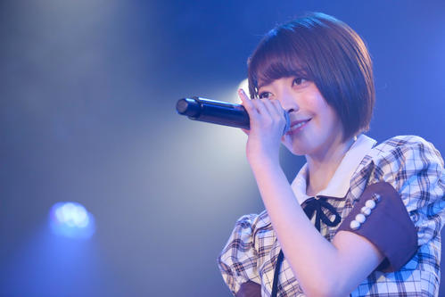 卒業公演で歌うNGT48菅原りこ（C）AKS　