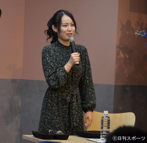 駅伝の魅力を語るNGT48の西村菜那子