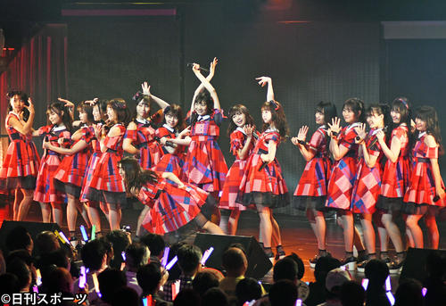 約1年9カ月ぶりの単独コンサートを行ったNGT48（撮影・大友陽平）