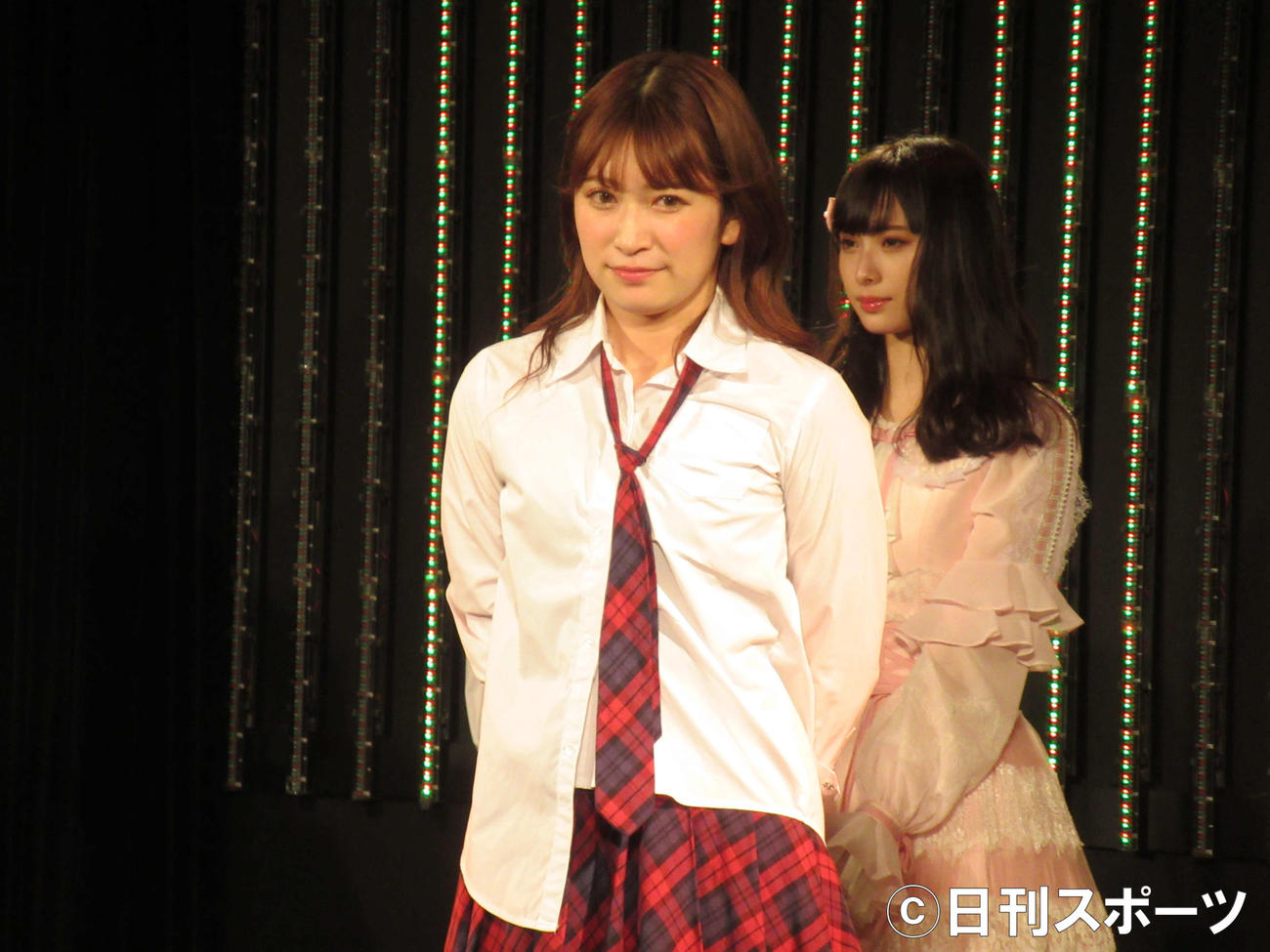「結成10周年特別公演」で、NMB48の24枚目シングルのセンターを務めることが発表された吉田朱里（撮影・星名希実）