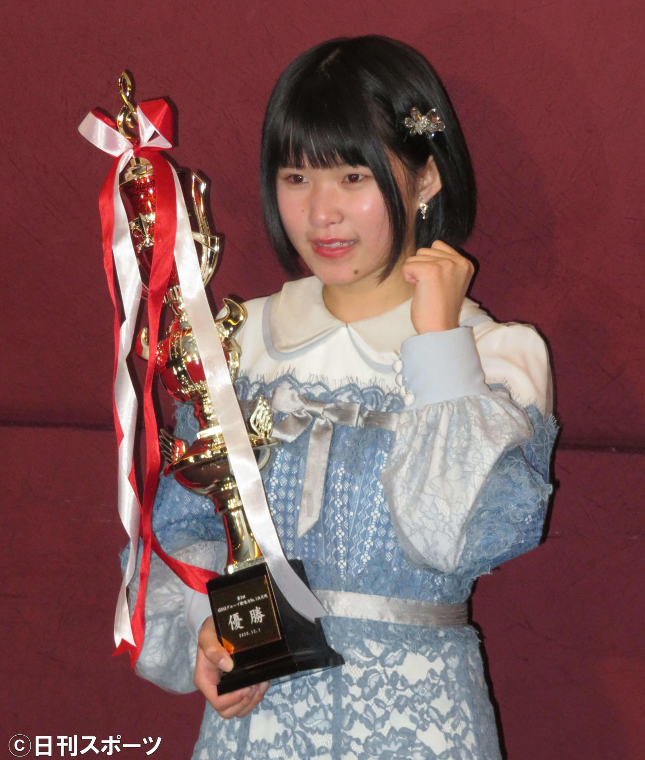 「第3回AKB48グループ歌唱力No．1決定戦」で優勝したSTU48池田裕楽