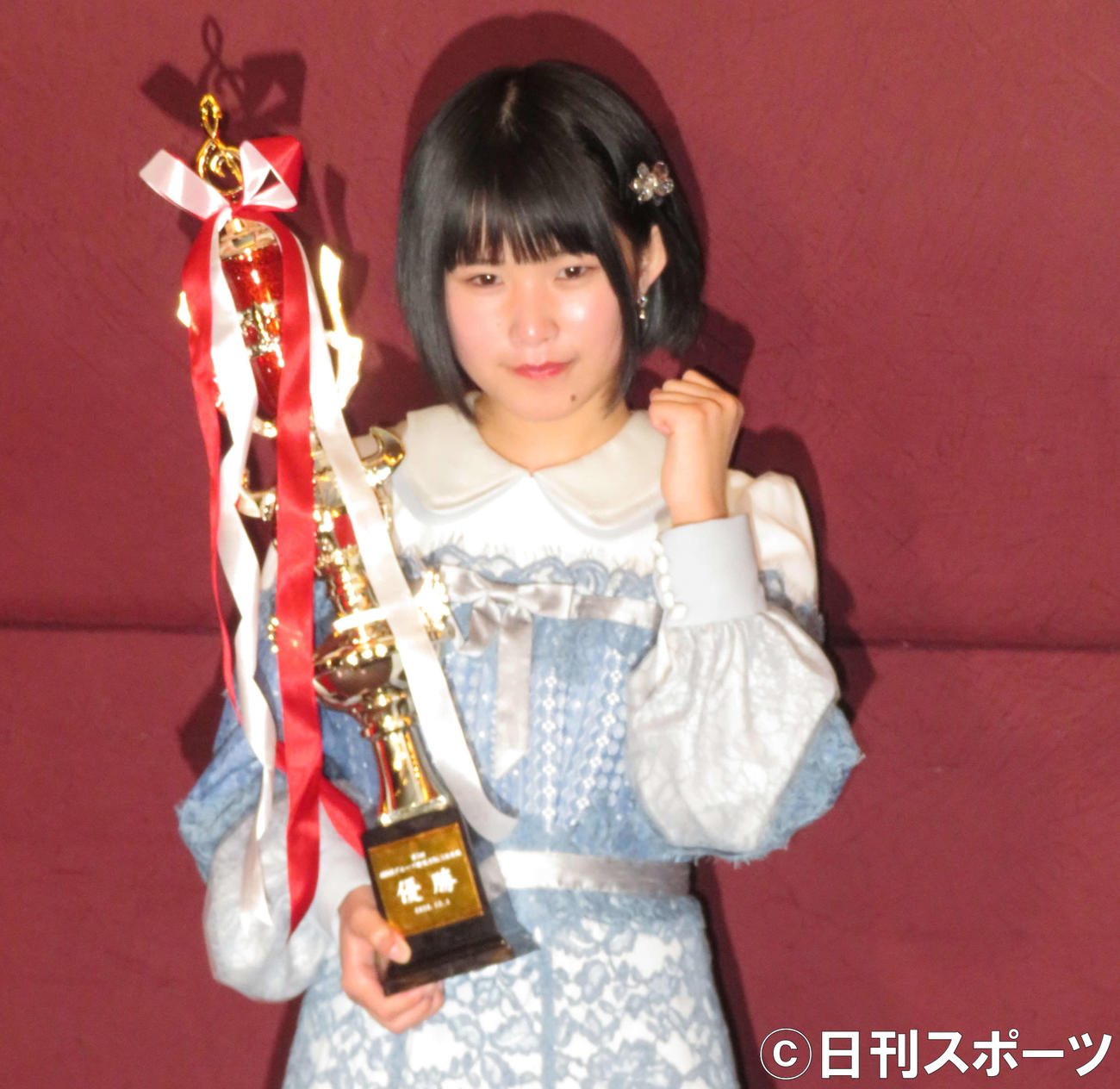 「第3回AKB48グループ歌唱力No．1決定戦」で優勝したSTU48池田裕楽
