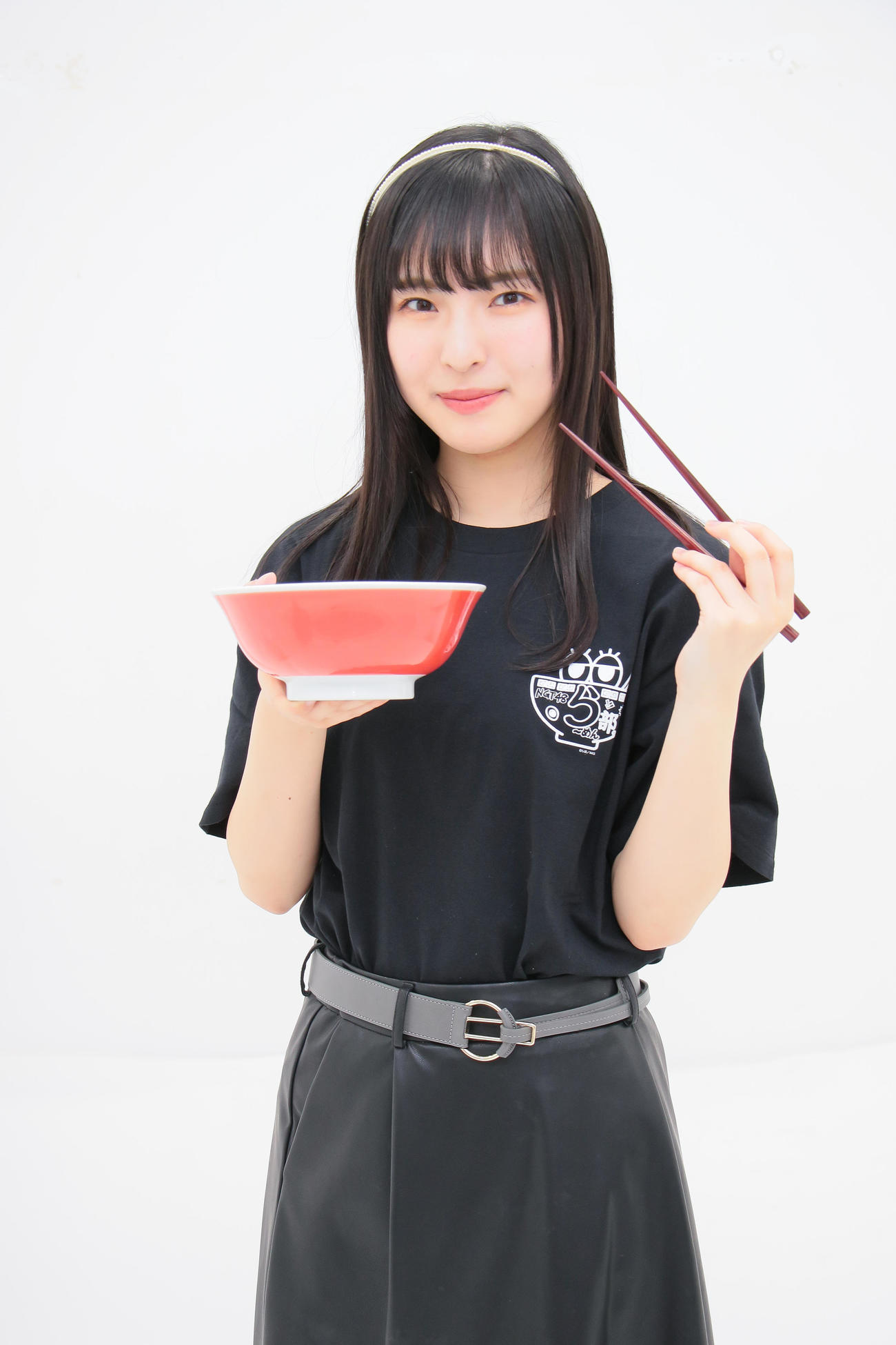 「NGT48らーめん部」副部長の大塚七海（C）Flora