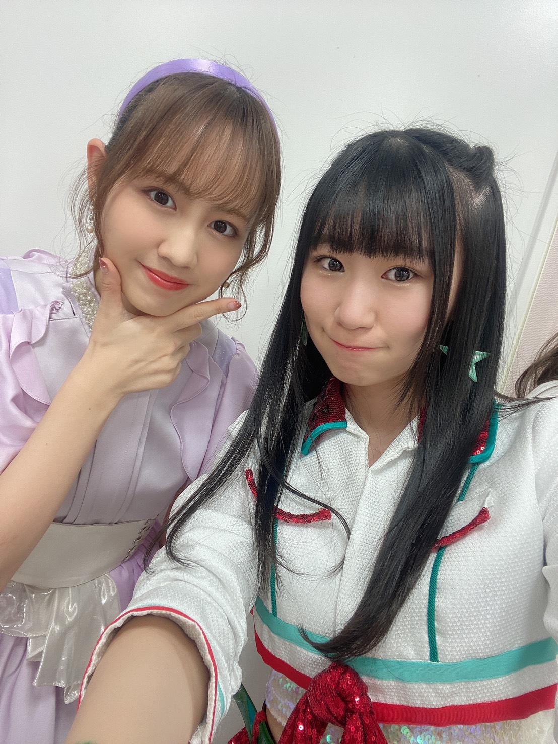 舞台「酔狂落語～二〇二一春の陣～」に出演する西村菜那子（左）と佐藤海里