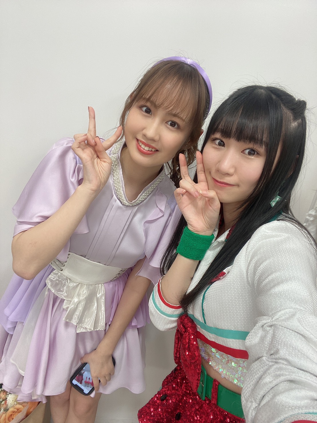 舞台「酔狂落語～二〇二一春の陣～」に出演する西村菜那子（左）と佐藤海里