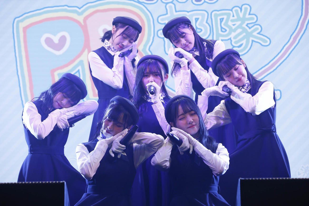 配信定期公演を行ったSTU48瀬戸内PR部隊（C）STU